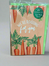 Greeting Card We’re Rooting for you- Carrot Seeds