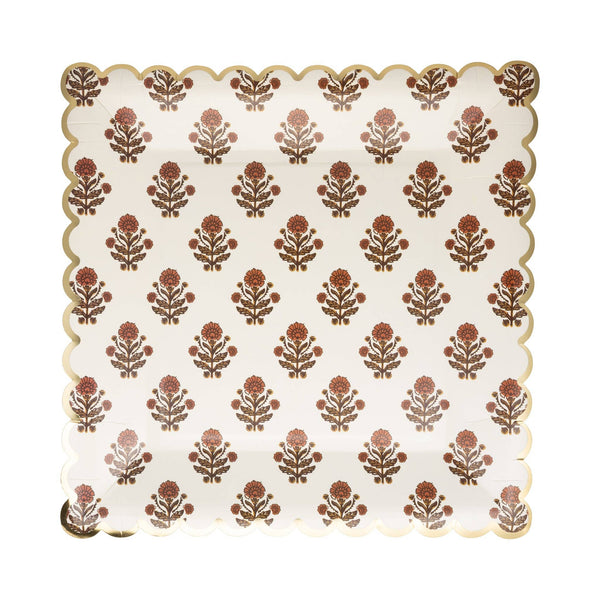 Give Thanks Floral 90" Paper Plate, 8pk