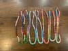 2S natural stone-precious glass mixed beaded necklace
