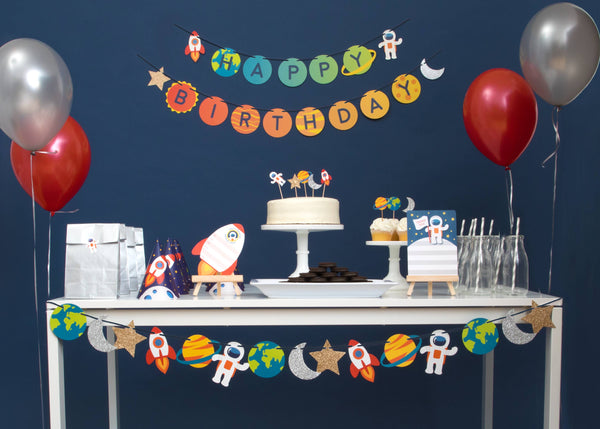 Trip To the Moon - Birthday Party Decoration Kit