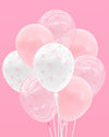 Pink Bow Latex Balloons, 24pk