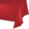 Classic Red Plastic Tablecloth, 1pk