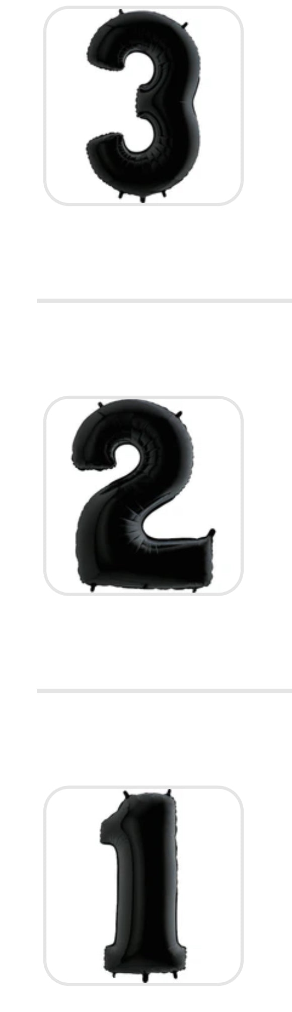 40” Foil Number’s Balloon