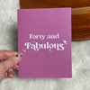 Forty and Fabulous 40th Birthday Milestone Greeting Card