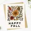 "Happy Fall" Changing Leaves Greeting Card