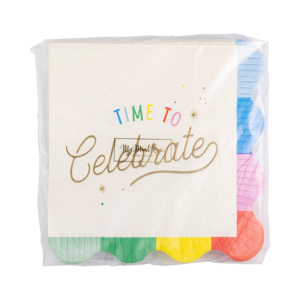 Time to Celebrate Cocktail Napkin, 18pk