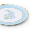 Easter Bunny Pastel Floral Dessert Plates, 8pk