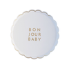 Bonjour Baby Blanc White Dessert Plates, 8pk