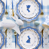 Belle Blue Elegant Floral Dinner Plates, 8pk