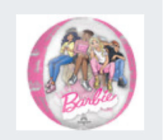 16” Barbie Orbz balloon