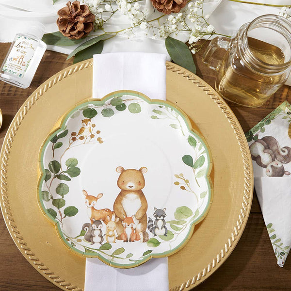 Woodland Baby Dinner Plates, 16pk