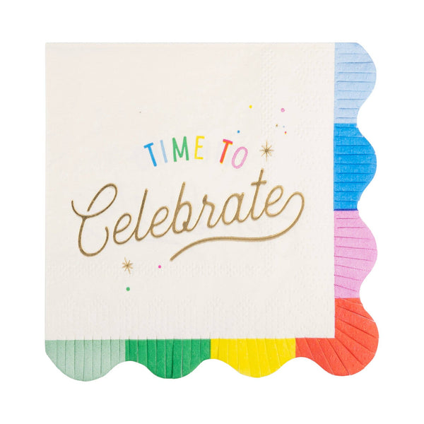 Time to Celebrate Cocktail Napkin, 18pk