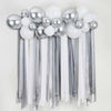 Silver Metallic Balloon & Streamer Kit