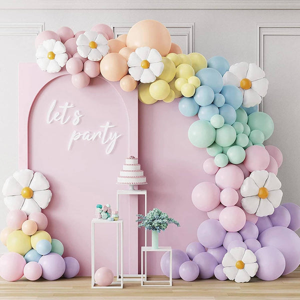 Pastel Daisy Balloon Kit