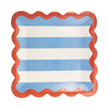 Hamptons Stripes Ric Rac Dinner Plates, 8pk