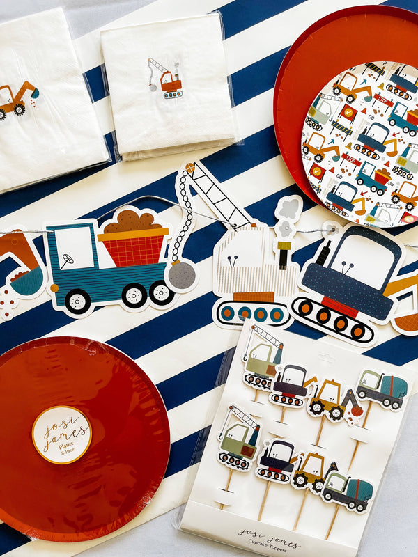 Builder Cupcake Toppers, 8pk