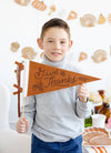 Acorns Give Thanks Felt Pennant