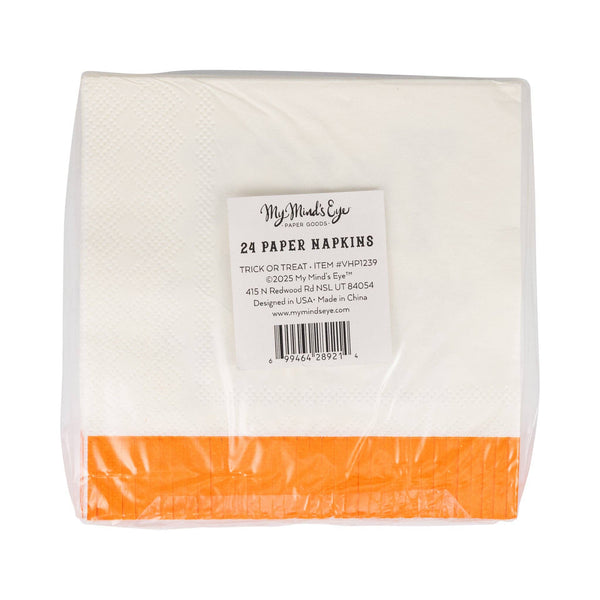Vintage Trick or Treat Cocktail Napkin, 24pk