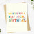 "Wishing you a very special birthday" birthdayGreeting Card