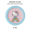 Hello Kitty Rainbow Skies Dessert Plates, 8pk