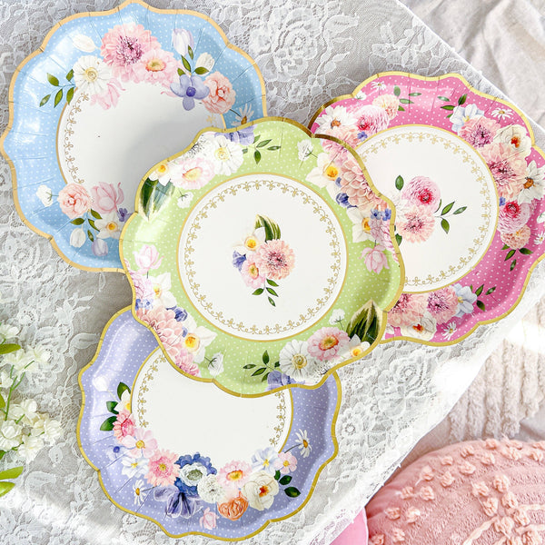 Tea Time Party Dinner Plates, 16pk