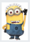 31” Minion Mylar balloon