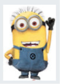 31” Minion Mylar balloon