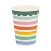 Fiesta Striped Paper Cup, 8pk