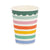 Fiesta Striped Paper Cup, 8pk