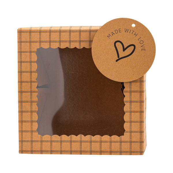 Made with Love Kraft Cookie Box, 6pk