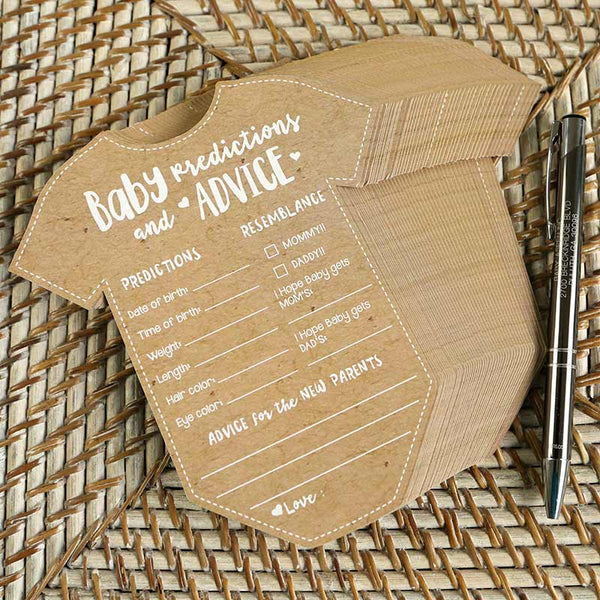 Baby Shower Prediction/Advice Card, 50pk