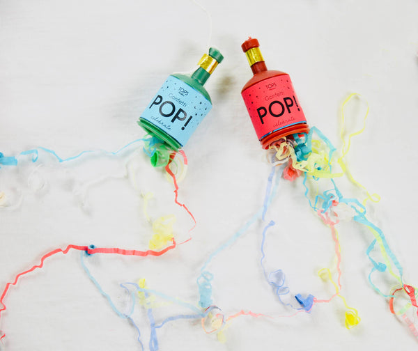 Confetti Pop! Streamers - Multi-Color, 12pk