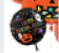 18” Happy Halloween Mylar balloon