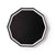 Black & White Decagon Dinner Plates, 8pk