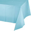 Pastel Blue Plastic Tablecloth, 1pk