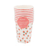 Strawberries Party Cup, 8pk