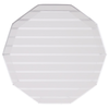 Silver Signature Stripe Dinner Plates, 8pk