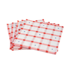 Red Gingham Dinner Napkins, 20pk