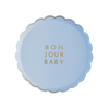 Bonjour Baby Sky Blue Dessert Plates, 8pk