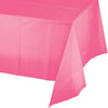 Candy Pink Plastic Tablecloth, 1pk