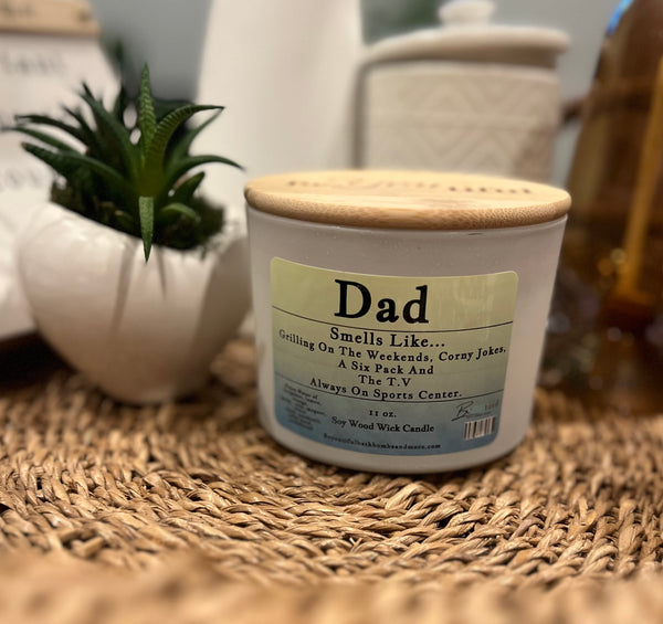 Dad Conversation Wood Wick Candle