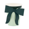 Mint and Green Bow Paper Cups- 8pk