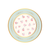 Fresh Mint Watercolor Floral Dessert Plates, 8pk