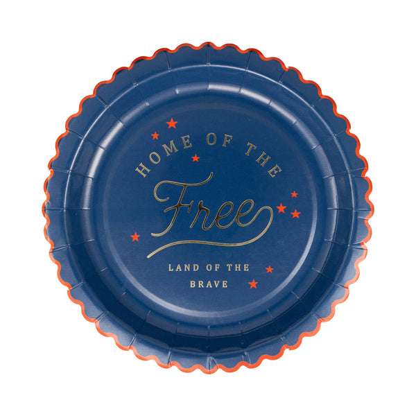 Home of the Free Dinner Plates, 8pk