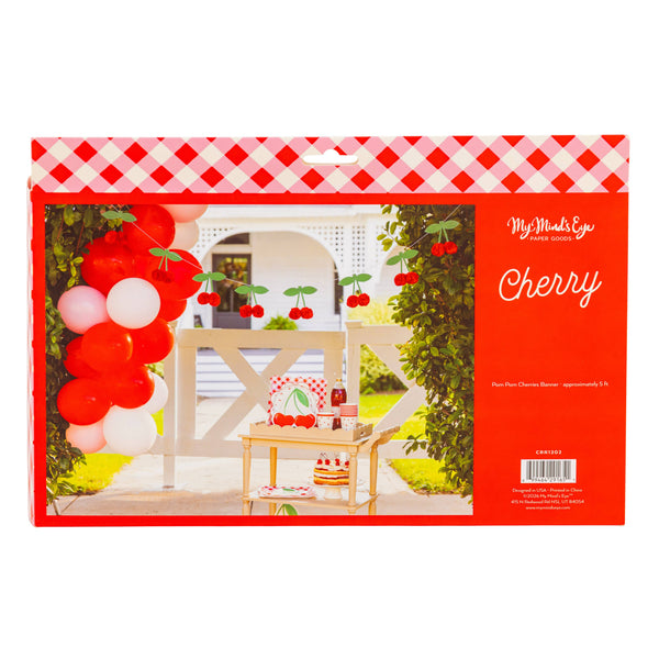 Felt Cherries Banner