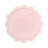 Round Pink Bows Dinner/Dessert Plate, 8pk
