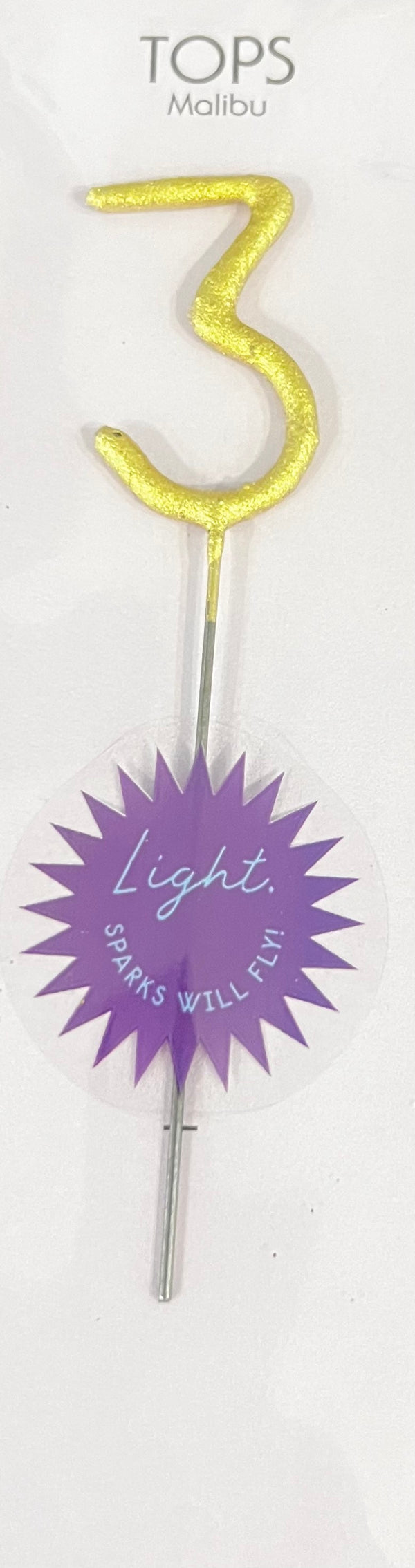 Mini 4" Gold Number Sparklers