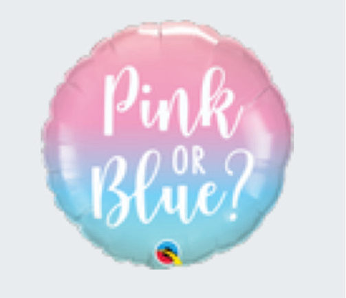 18” Gender Reveal Mylar Balloon