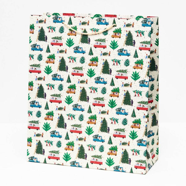 Tree Lot Christmas Large Gift Bag