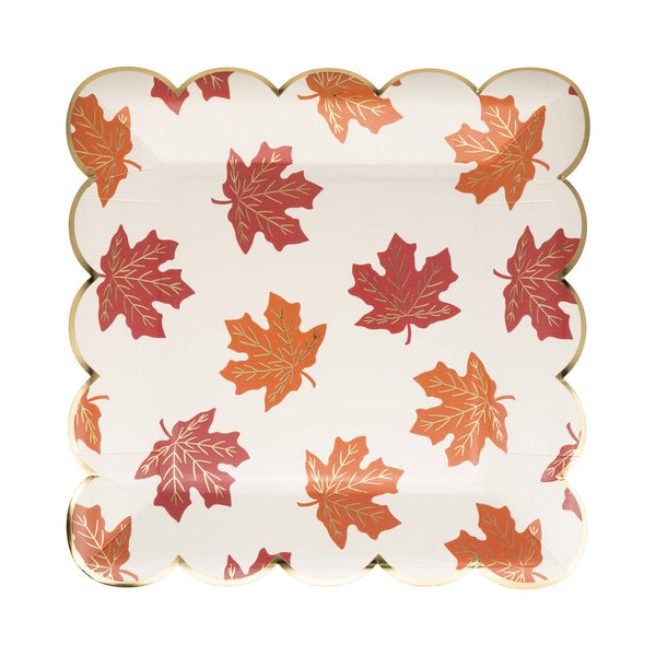 Falling Leaves 9" Paper Plate, 8pk